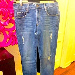 PARKER SMITH Designer Blue Denim JEANS! NEW! Designer! Size 27 Nordstrom